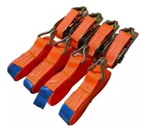 Comprar Pack X4 Eslinga 800 Kg Izaje Amarras Ratchet Trinquete 5 M