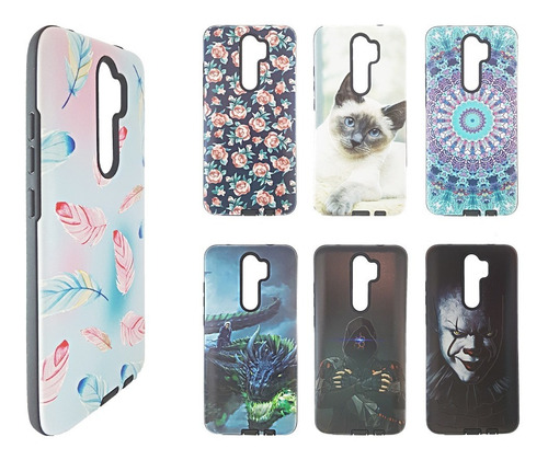 Protector Rígido Para Xiaomi Redmi Note 8 + Vidrio Templado