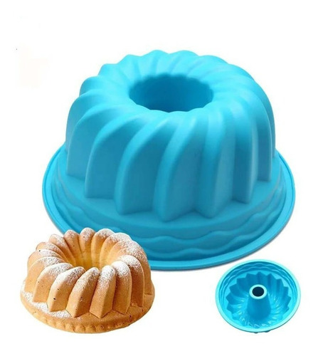 Molde De Silicón Remolino Espiral Gelatinas Repostería