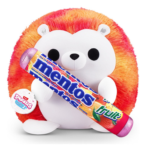 Zuru Snackles Peluche Erizo Mentos 40 Cm Squishy Ultra Suave Color Hedgehog And Mentos