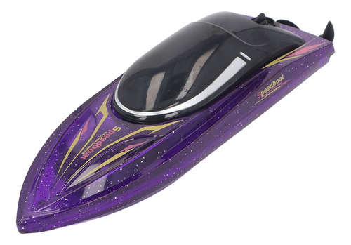 Barco De Control Remoto Violeta Para Niños, Barcos De Carrer
