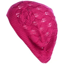 Comprar Gorros Sombreros Y Boinas De Punto Rosada Talla Única