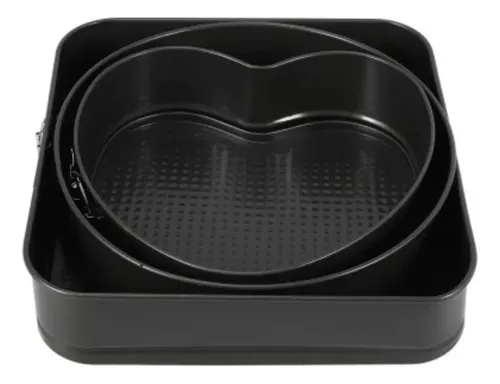 Moldes Desmontable Para Tortas Chescake Antiadherente Set X3