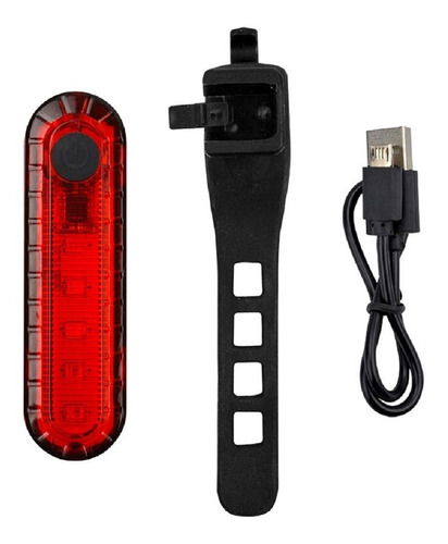 Luz Sinalizador Bicicleta X-plore 10 Lumens Usb Prova Dágua