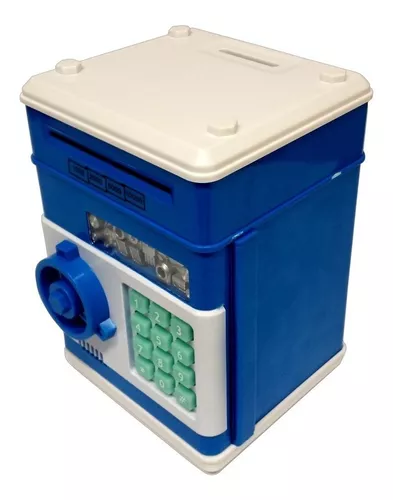 Caja Fuerte Traba Mini 38000 Electrónica Azul de Sobreponer