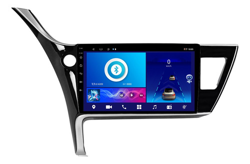 Kit Multimidia Corolla 18/19 10p Android 14 Carplay 2gb 32gb
