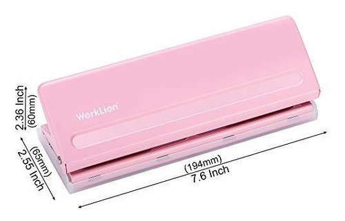 Perforadora Ajustable Worklion De 6 Orificios: Perforadora D