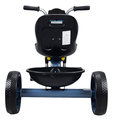 Triciclo Para Niños Diseño Mazinger Con Luz Y Sonido Color Azul