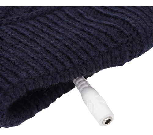 Gorro Calefactado Para Mujer, Con Carga Usb, Tejido