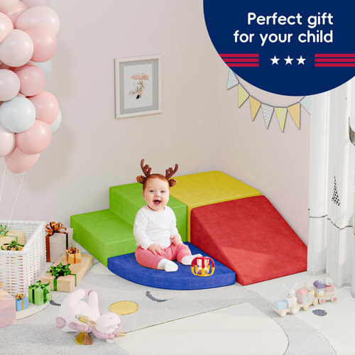 Juego De Bloques De Escalada De Espuma Tolead Soft Para Niño