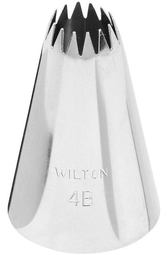 Imagen 1 de 6 de Pico Estrella Abierta Nº4b Wilton Boquilla Reposteria Chica