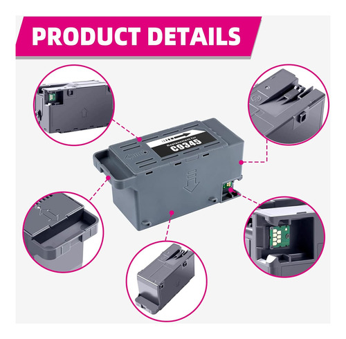 Para Caja De Mantenimiento Epson Con Chip C9345 L8050, 15150