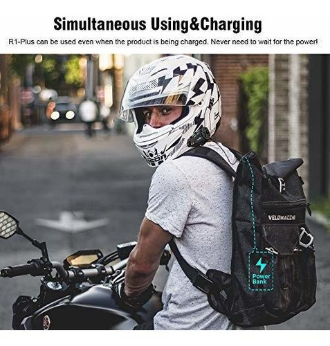 Imagen 6 de 6 de Audifono Bluetooth Para Motocicleta Intercomunicador 6 1