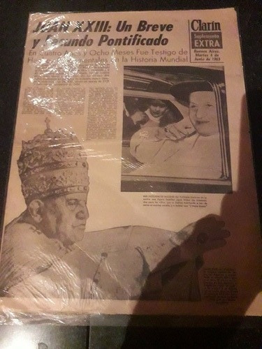 Diario Clarín Suplemento Especial Papa Juan Xxiii 04 06 1963