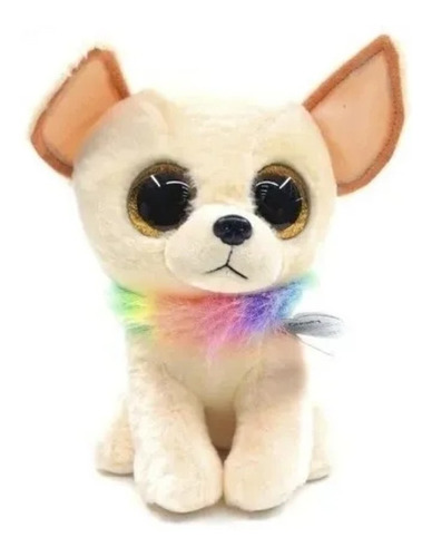 Cachorro Com Olhos Grandes Beanie Boos Machine 24 Cm Alt