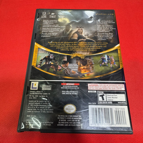 Gladius Nintendo Gamecube Gc Original (Usado)