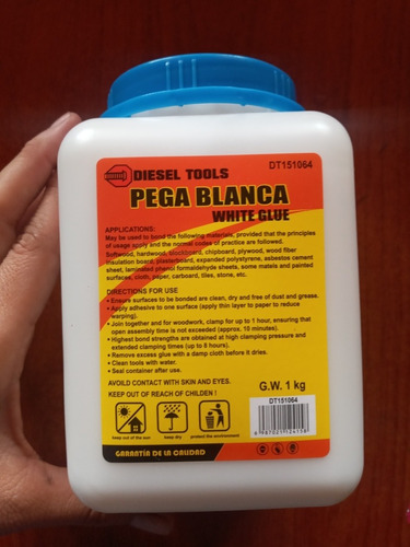 Pega Blanca (white Glue) 1 Kilo