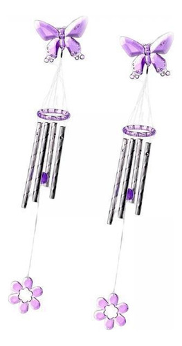 4 Campanas De Viento Decorativas Para Exteriores, 4 Piezas