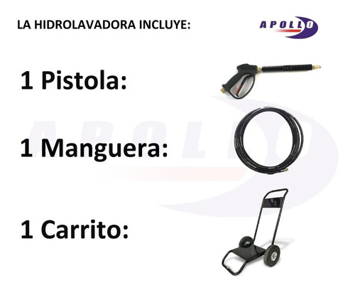 Hidrolavadora Industrial 5hp Platino Ci 2700psi 220v Carro