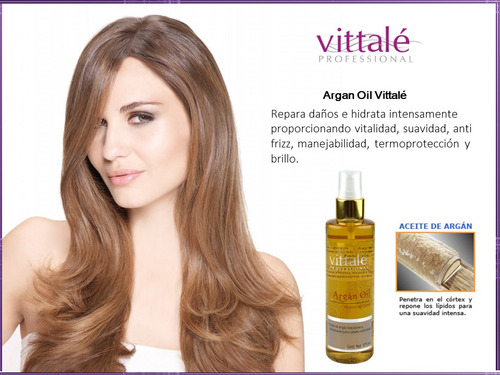 Aceite De Argán Vittale 125 Ml Hidratante Capilar