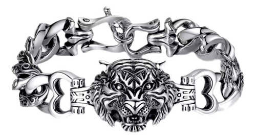 Pulsera Retro Creativa Con Forma De Cabeza De Tigre Del Año