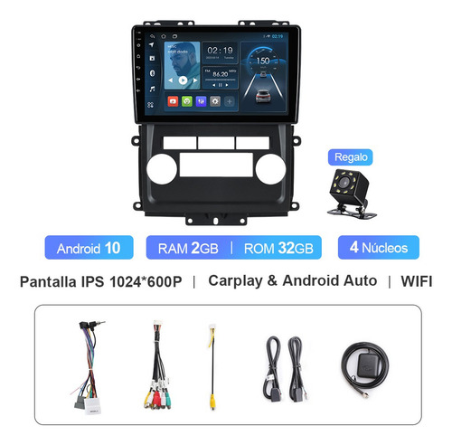 Auto Estéreo 2+32g Para Nissan Xterra Frontier 2009-2012 Gps