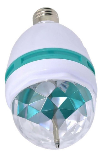 Lâmpada Globo De Luz Led Rgb Giratória Bola Maluca 110V/220V (Bivolt)