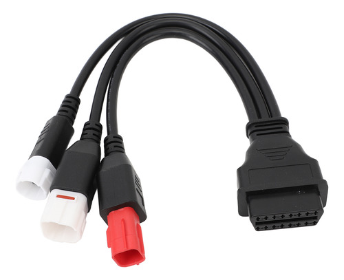 Cabo De Diagnóstico Obd 3 Em 1 Para Motocicleta De 16 Pinos