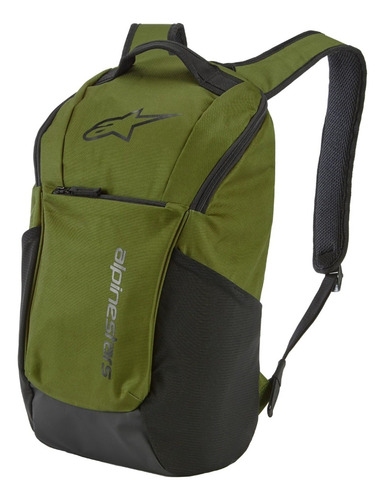 Mochila Alpinestars Defcon V2 Backpack 13,6l Verde Militar