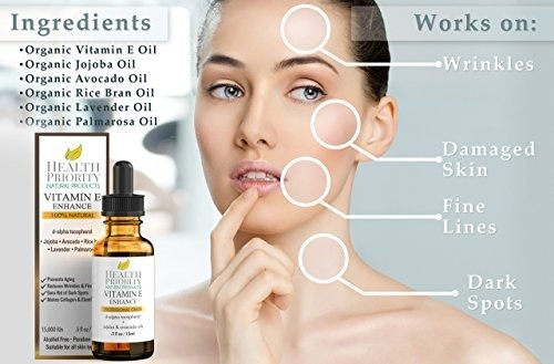 Aceite De Vitamina E 100% Natural La Piel