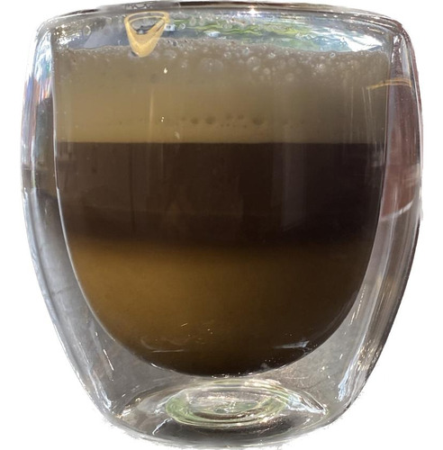 Vaso Mug Doble Vidrio Para Bebidas Calientes 250ml