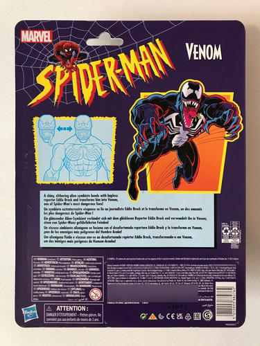 Venom Animated Series Retro Marvel Legends Hascon Exclusive (Usado)