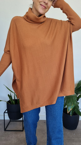 Polera Mujer Bali Hilo Elastizado Oversize