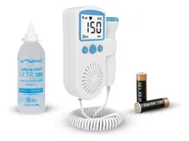 Comprar Kit Doppler Fetal Sonar Batimentos Bebê Grávida Pilhas E Gel