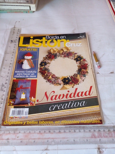 Revista Borda En Listón Y Punto De Cruz No 74 Noviembre 2002 (Usado)