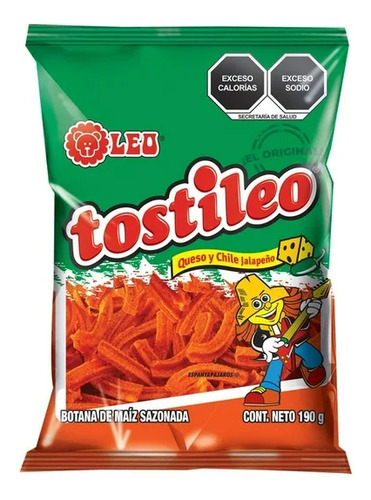 Botanas Leo Tostileo 20 Piezas De 190gr Cada Una