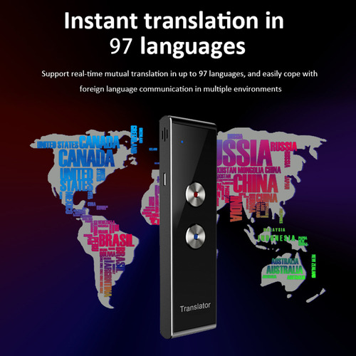 Traductor Portátil: 97 Idiomas, Voz/texto, Viajes Y