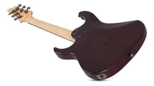 Imagen 2 de 4 de Guitarra eléctrica Schecter SGR Banshee-6 de tilo walnut satin con diapasón de palo de rosa