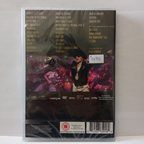 Guns N Roses Appetite For Democracy Dvd Nuevo Eu Musicovinyl
