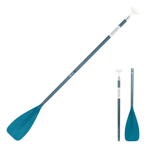 Pala Stand Up Paddle 100 Itiwit Desarmable Ajustable 170-220 Color Verde