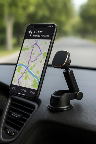 Soporte Para Auto Celular Telefono Con Iman Extensible