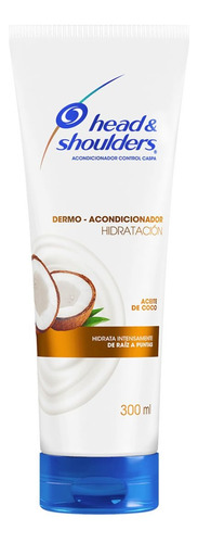 Head & Shoulders Dermo Acondicionador Aceite De Coco 300 Ml