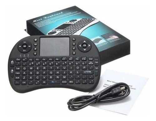 Mini Teclado Inalámbrico Iluminado Táctil Smart Tv Español
