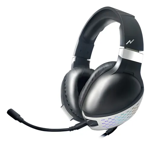 Auriculares Con Microfono Gamer Luces Led Rgb Pc Noga St-221
