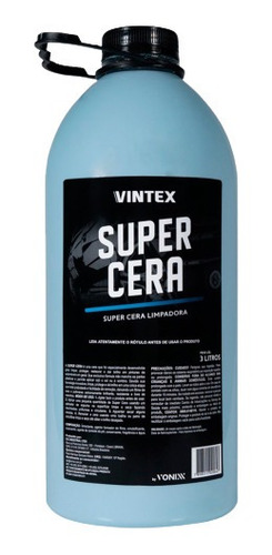Imagem 1 de 1 de Super Cera 3l Vintex - Cera Limpadora