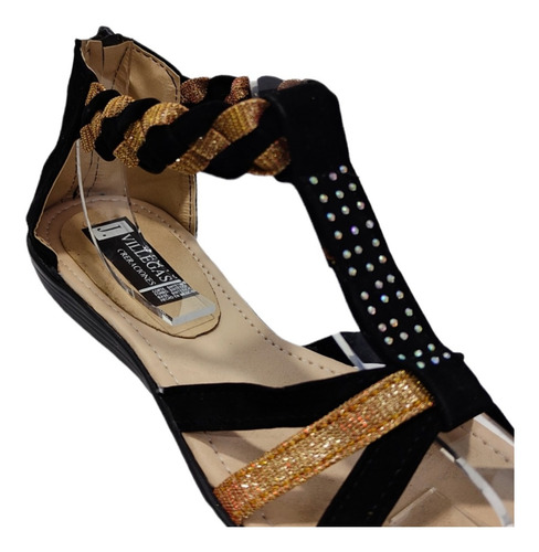 Imagen 7 de 7 de Huarache Trenza Con Talon Combinable Suave Comodo Urbano