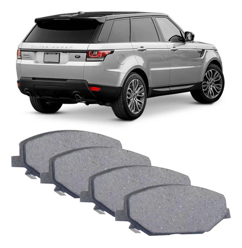 Kit Pastilha Freio Range Rover 2010 A 2017 Traseira Girling