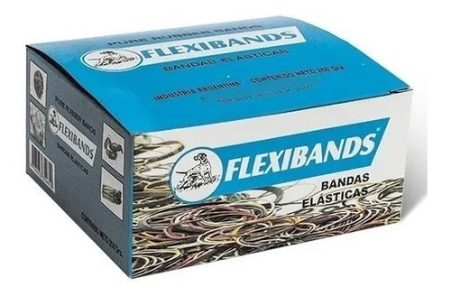 Banditas Elasticas Flexibands Caja X 250gr Bandas Elasticas