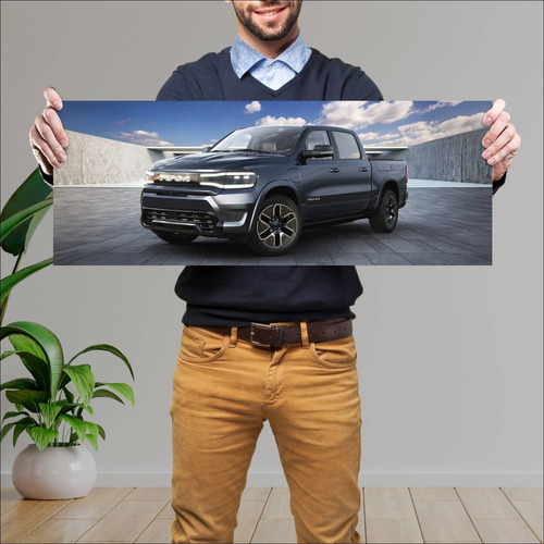 Cuadro 30x80cm Auto 2025 Ram 1500 Rev Tungsten 1 90