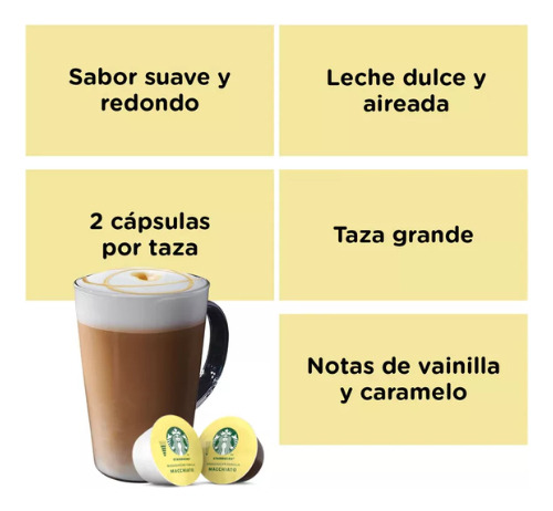 Starbucks Dolce Gusto Madagascar Vainilla Macchiato